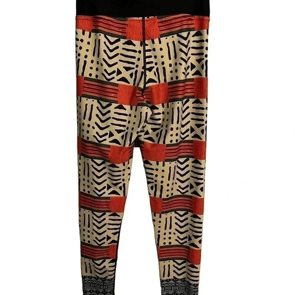 Ruva Arfic Wear Full Length Leggings Geometric Tribal Colorful Size 6 - Picture 2 of 4